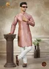 Outluk Vol 141 Silk Digital Printed Kurta And Pajama Mens Wear Manufacturers 141001 To 141008